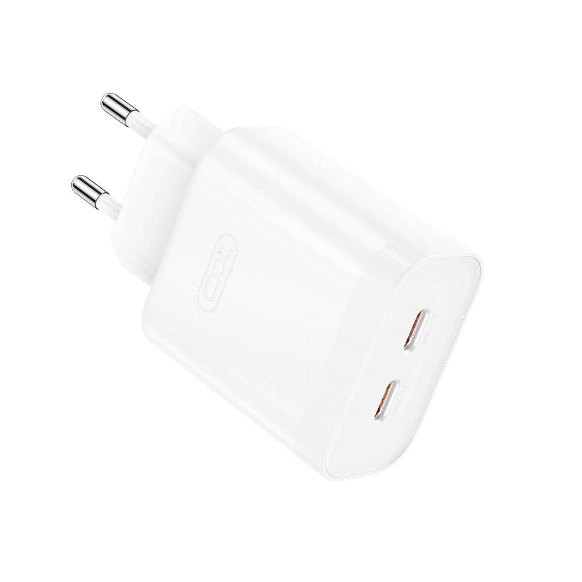 Network Charger XO Design L105, 35W, 3A, 2 x USB-C, White