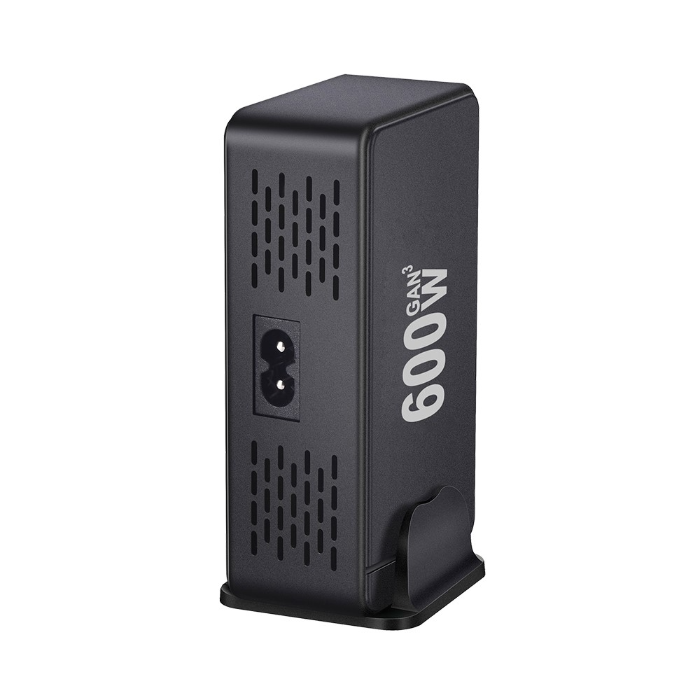 OEM Station Charger, 600W, 4 x USB-A - 4 x USB-C, Black