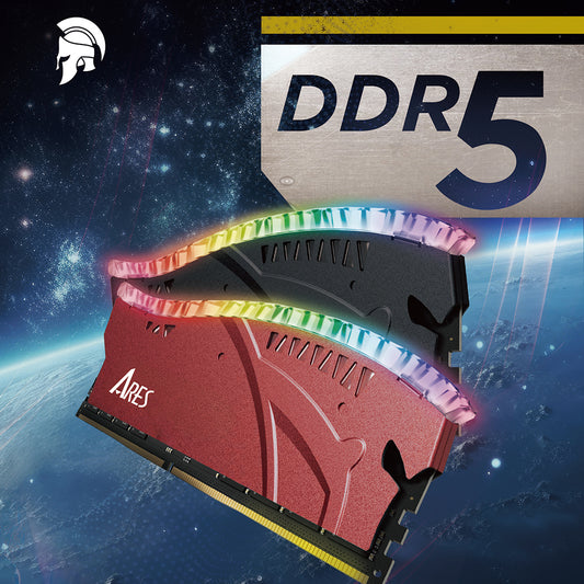Dato Ares Armor Lite RAM, DDR5, RGB, 16GB, 7200Mhz, Red ARB16G5R72