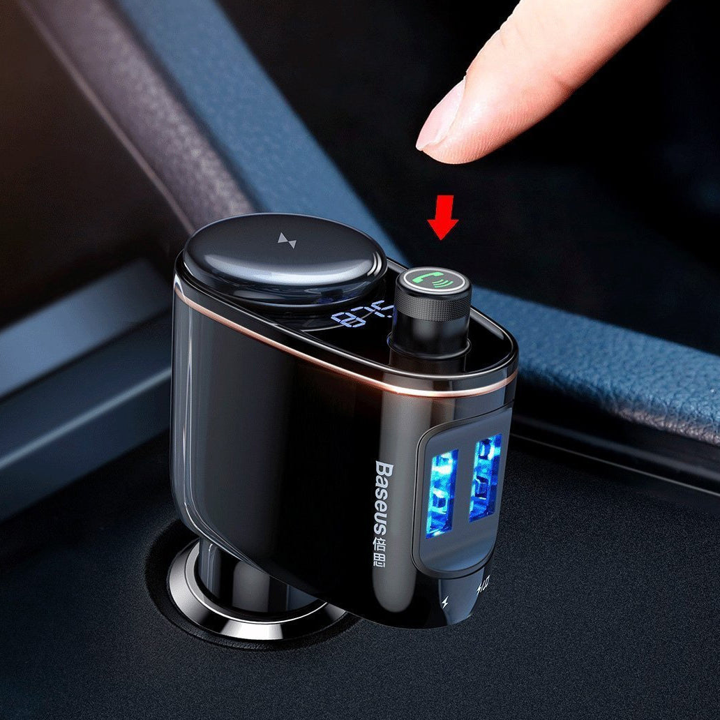 Baseus S-06 Bluetooth FM Modulator, 2 x USB-A CCHC000001