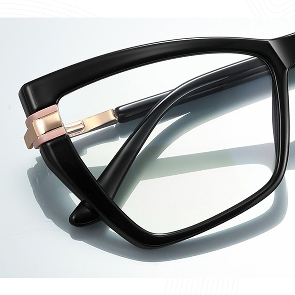 Techsuit 2269 Women's Computer Glasses, Anti-Blue Light, Black