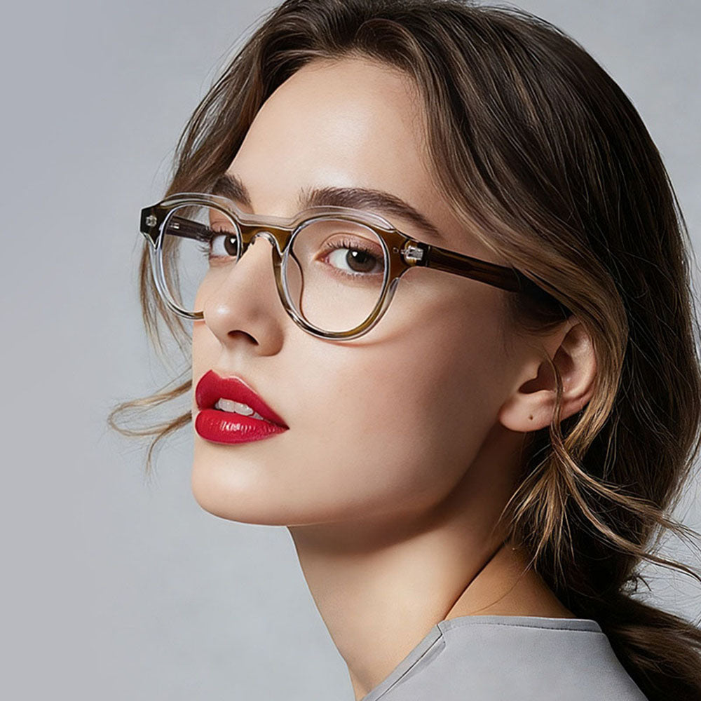 Techsuit LS088 Women's Computer Glasses, Anti-Blue Light, Black Gradient