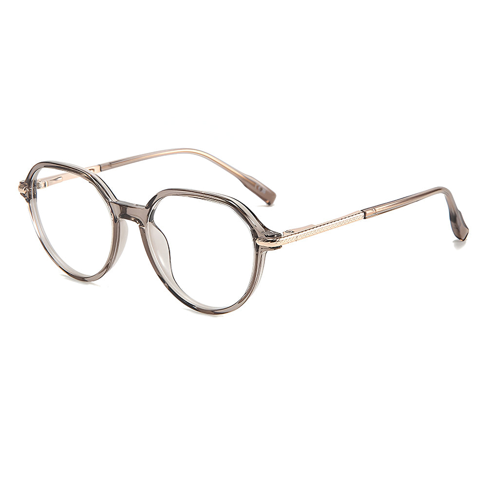 Unisex Computer Glasses Techsuit TM1062, Anti-Blue Light, Light Brown