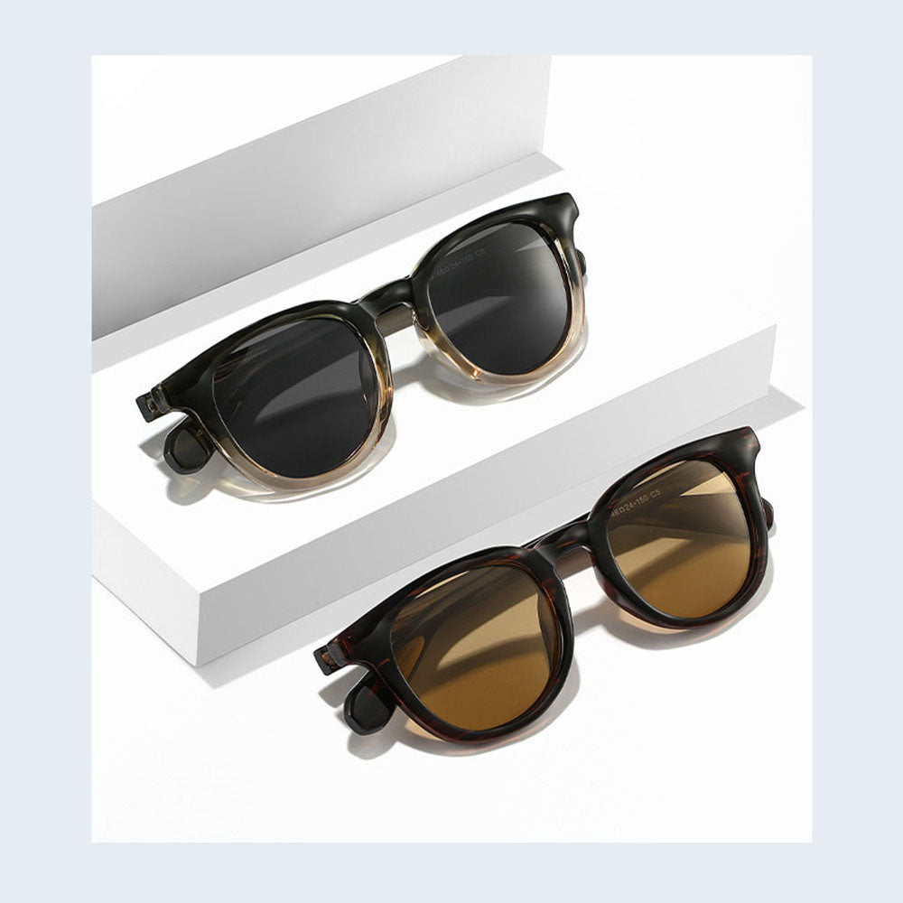 Men's Techsuit 8663 Sunglasses, Polarized, UV Protection, Brown