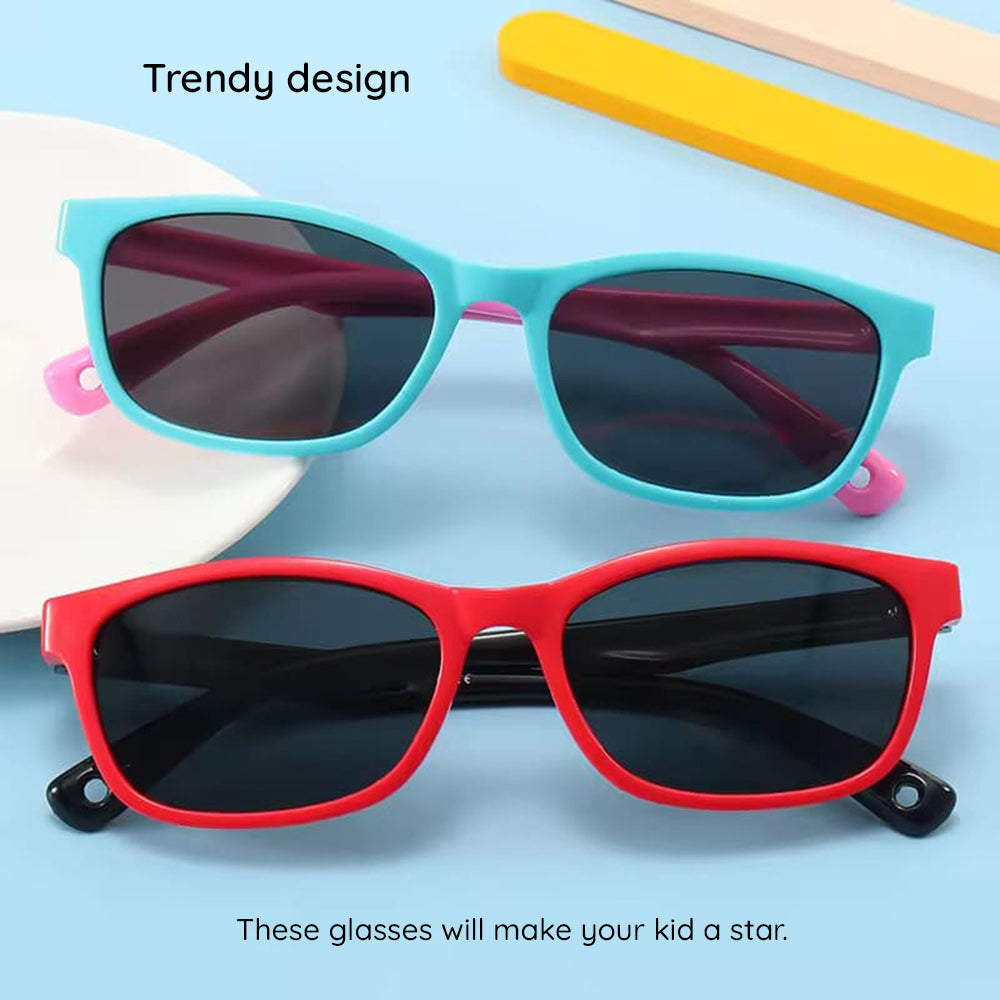 Techsuit Baby Sunglasses 8260-C29, Polarized, Navy Blue