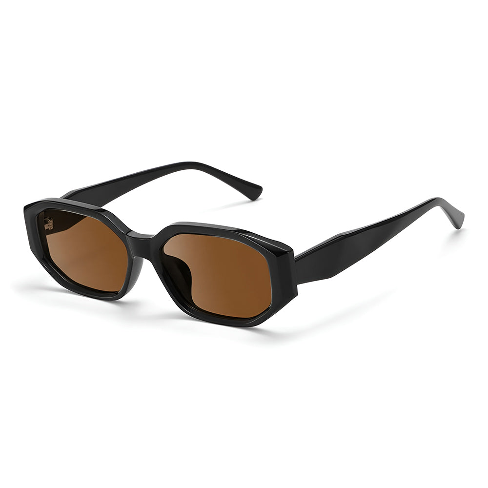 Techsuit 11153 Kids Sunglasses, Polarized, UV Protection, Black Brown