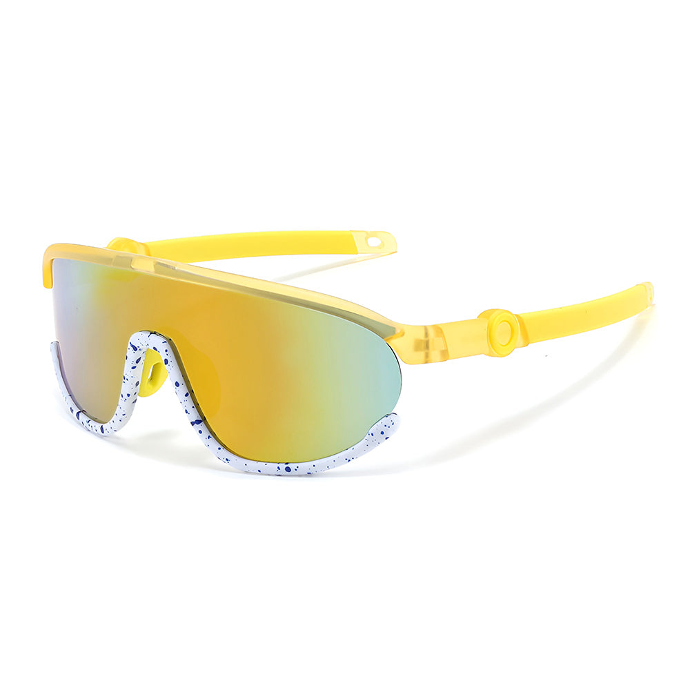 Techsuit 2025 Kids' Sunglasses, Polarized, UV Protection, Yellow