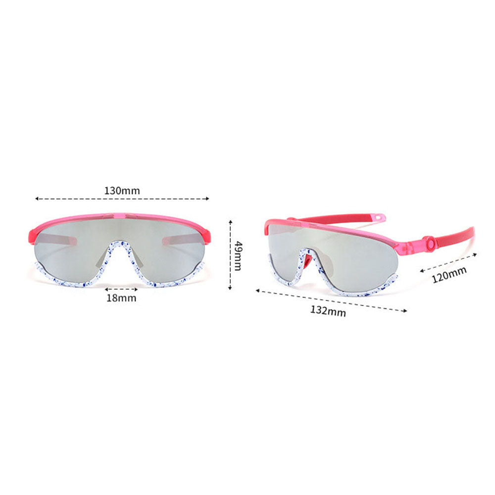 Techsuit 2025 Kids' Sunglasses, Polarized, UV Protection, Yellow