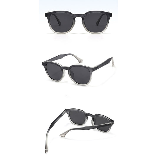 Techsuit 691 Kids Sunglasses, Polarized, UV Protection, Black Blue Green Gradient