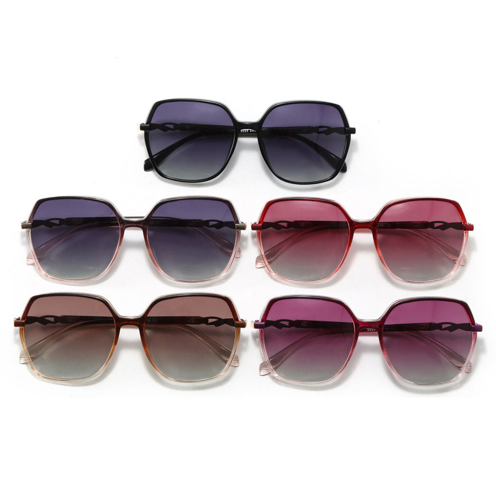 Techsuit 5223 Women's Sunglasses, Polarized, UV Protection, Gray Pink