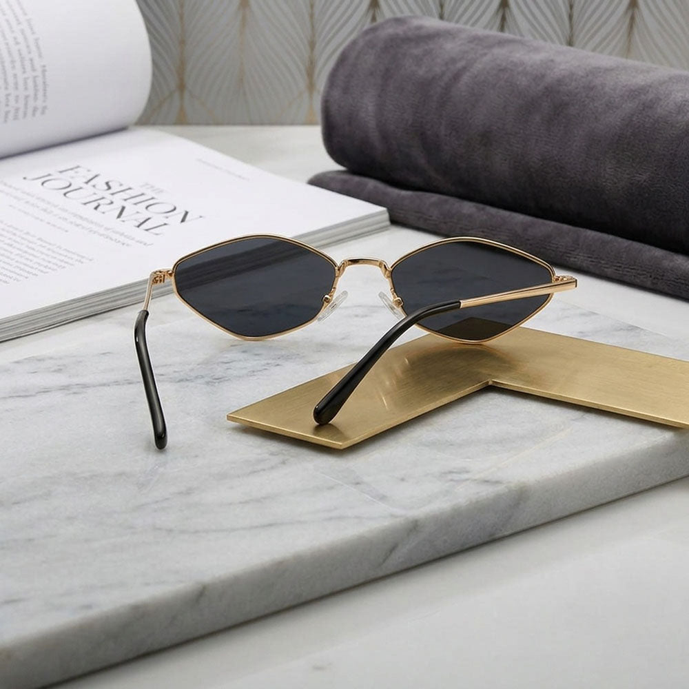 Women's Techsuit 6206 Sunglasses, Gold Black