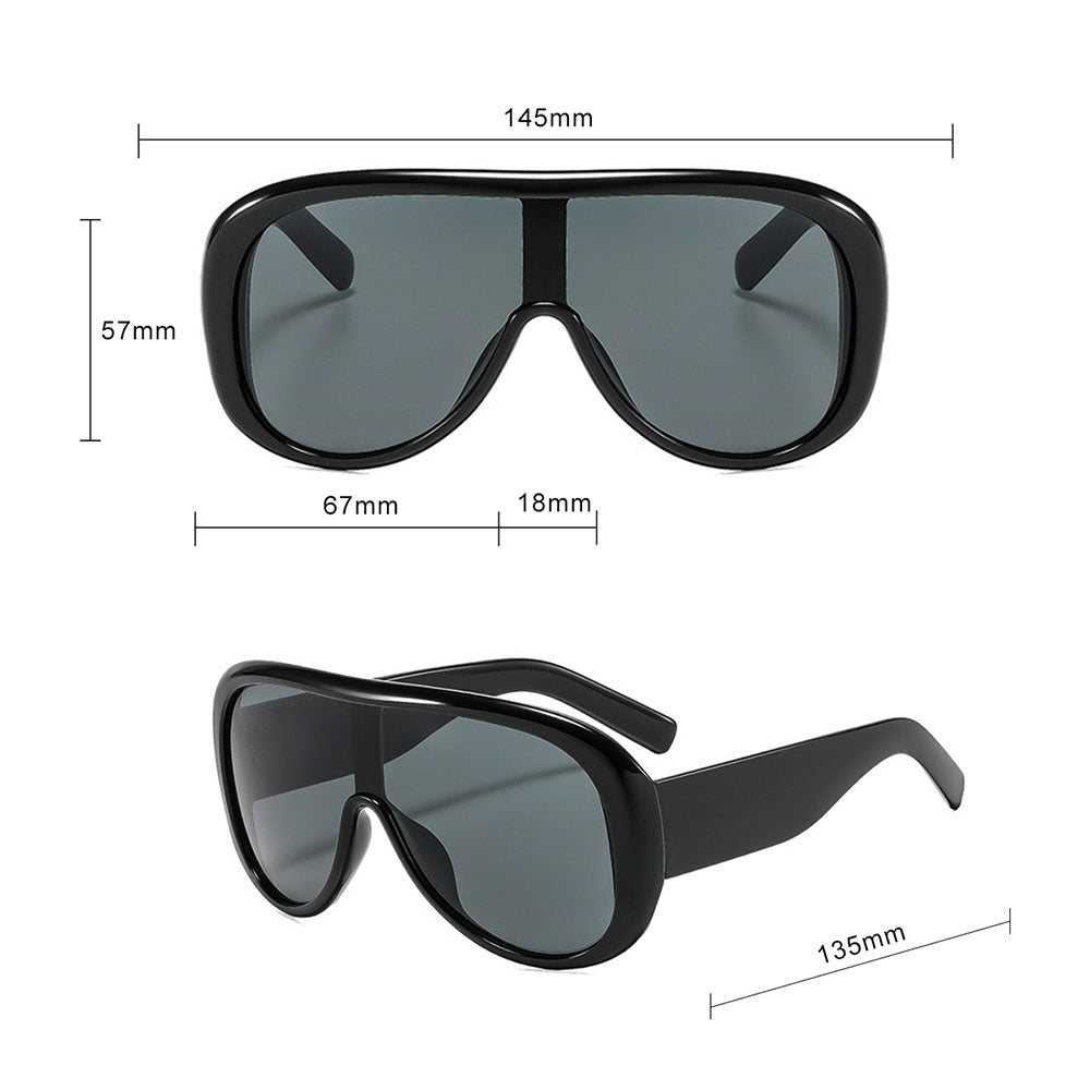 Techsuit Women's Sunglasses 89337, Black