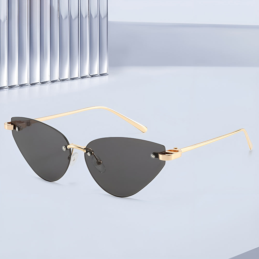 Techsuit Women's Sunglasses S099, Gold Brown