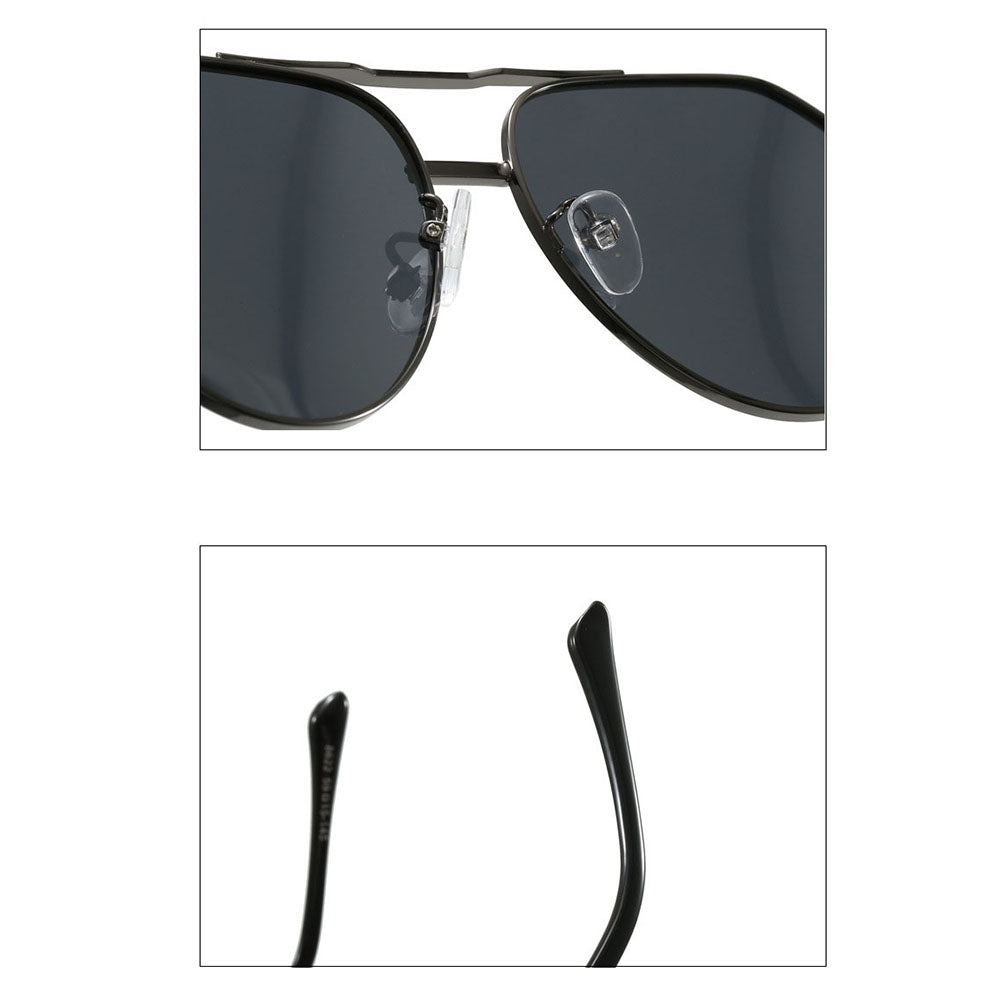 Unisex Techsuit 8622 Sunglasses, Polarized, UV Protection, Dark Gray