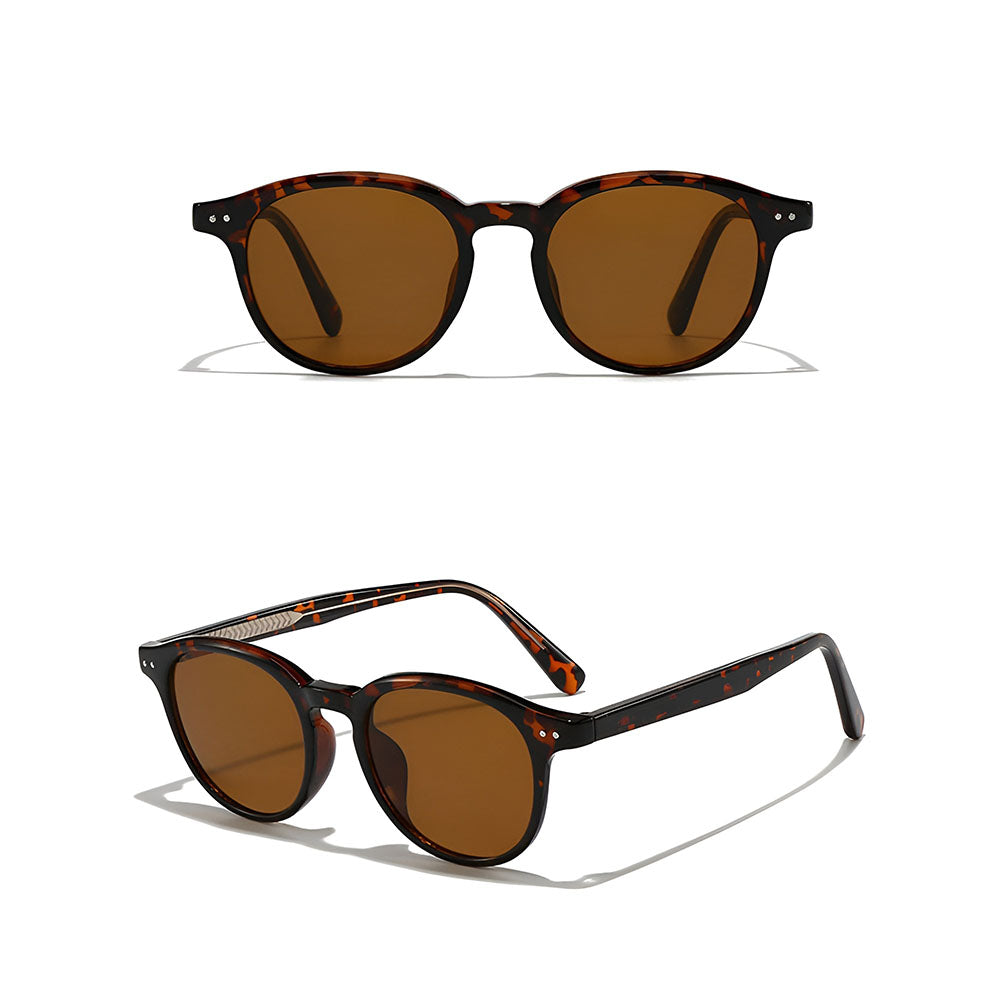 Unisex Techsuit 99046 Sunglasses, Brown Print
