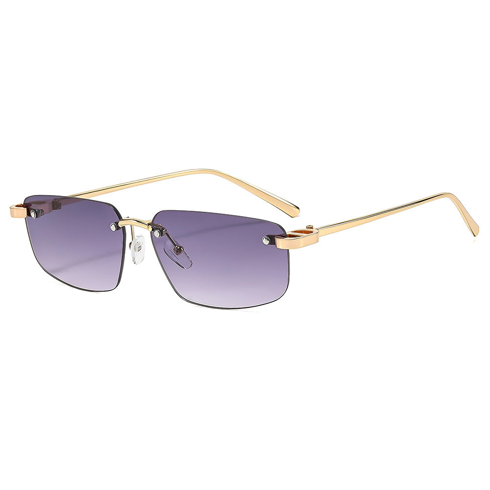 Unisex Techsuit S098 Sunglasses, Gold Purple