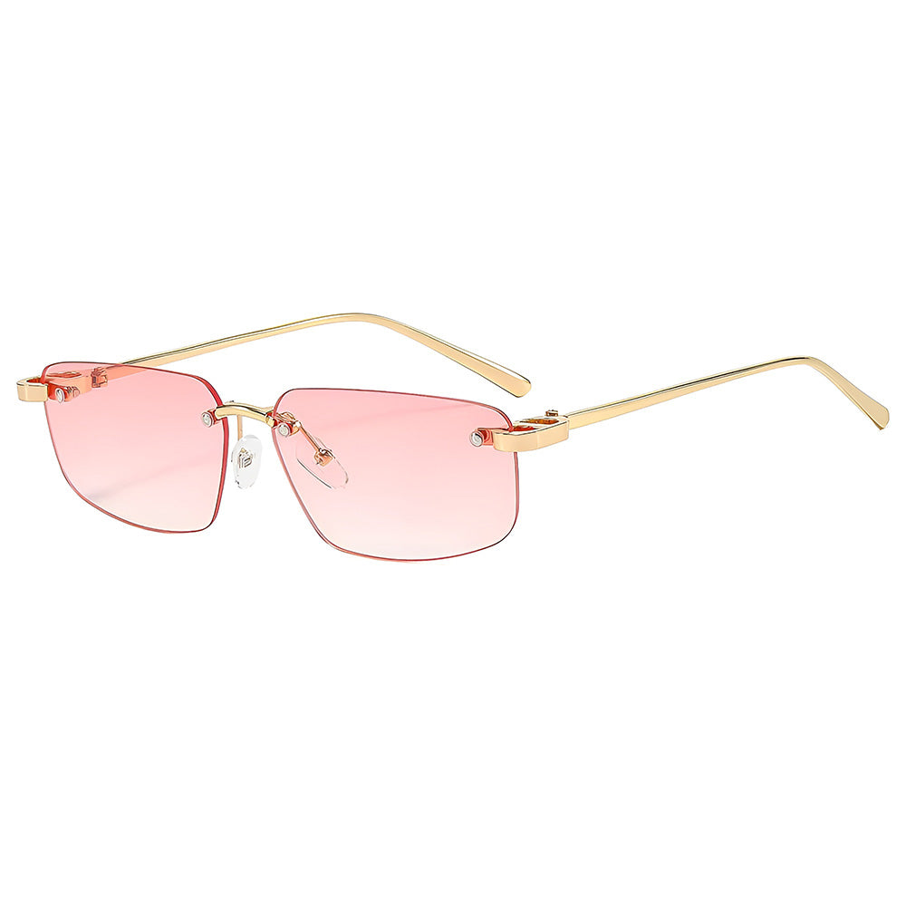 Unisex Techsuit S098 Sunglasses, Gold Pink