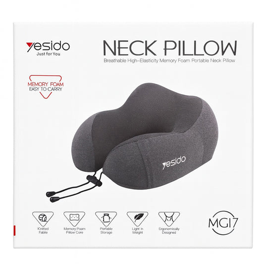 Yesido MG17 Travel Pillow, Grey
