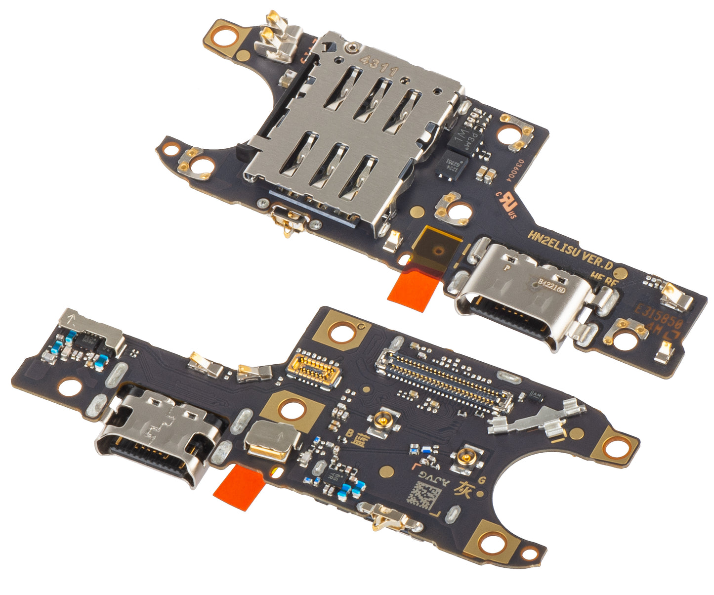 Charging Connector Board - Microphone Honor 200, Service Pack 0235AKMN