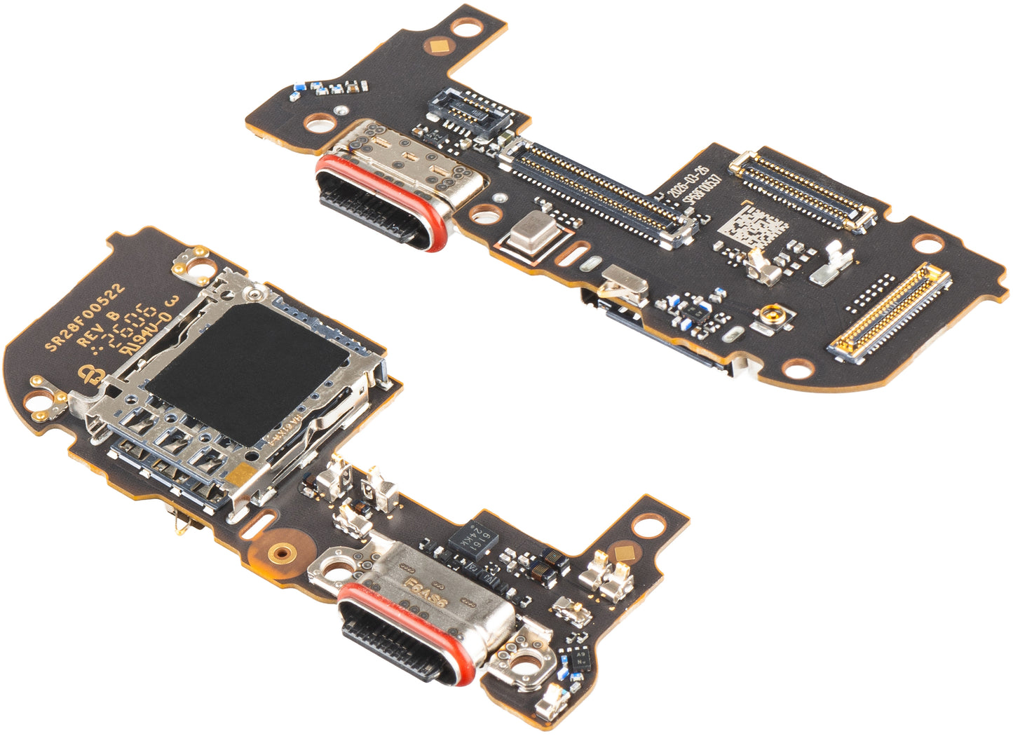 Charging Connector Board - Microphone - SIM Reader Module Motorola Edge 70 Pro, Service Pack 5B28C32413