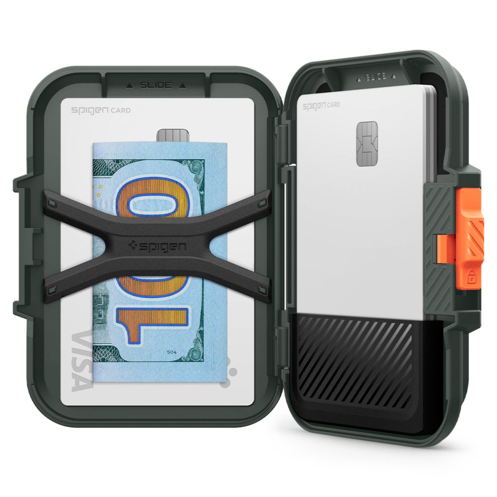 Magsafe Wallet, Spigen, Lock Fit, Green AFA08528