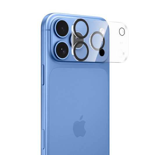 Tech-Protect Cam Fit+ Rear Camera Protection Frame for Apple iPhone 18 Pro Max, Tempered Glass, Transparent