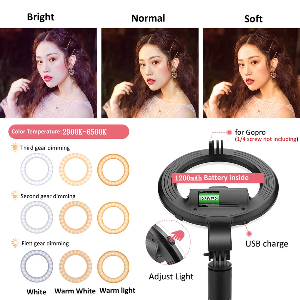 Selfie Stick Bluetooth Techsuit L07, Universal, Black