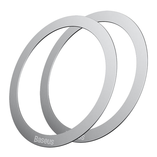 Metallic Sticker Baseus Halo Series, Set 2 pieces, Silver PCCH000012