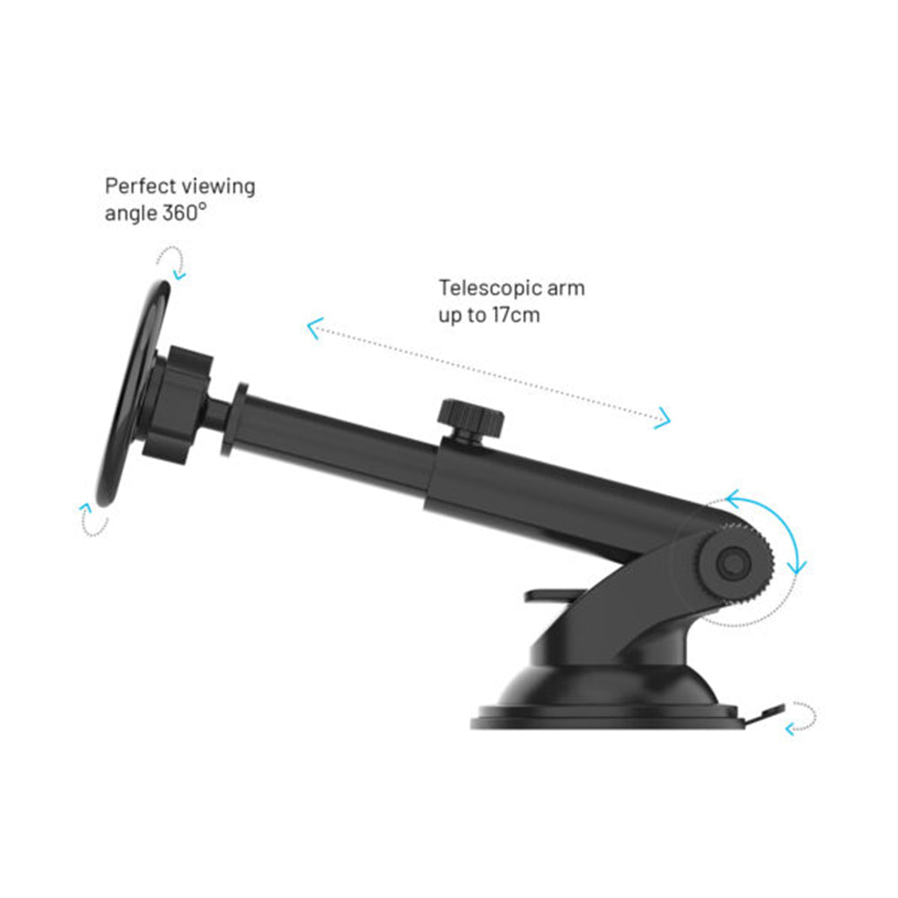 Magnetic Car Holder Fixed MagMount XL, Universal, Black