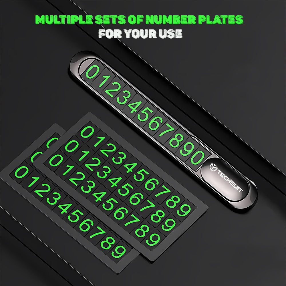 Techsuit PNP1 Car Phone Number Holder