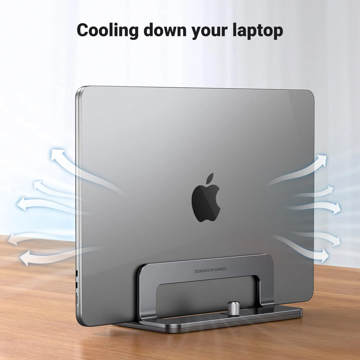 UGREEN LP258 Vertical Stand (20471) for Laptop with thickness 12mm - 26mm, Gray