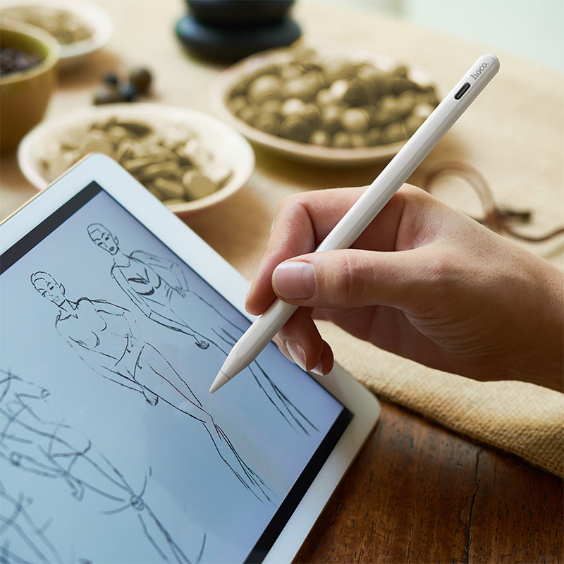 Touch Pen HOCO GM113 for Apple iPad, Active Version, White