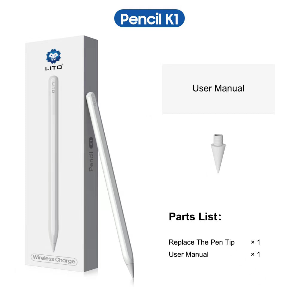 Touch Pen Lito K1 for Apple iPad, Active Version, White
