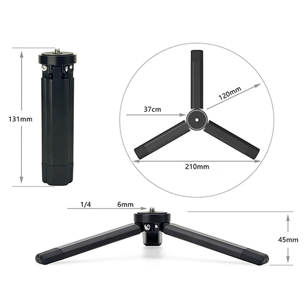 Techsuit TPD2 1/4inch Tripod, Black