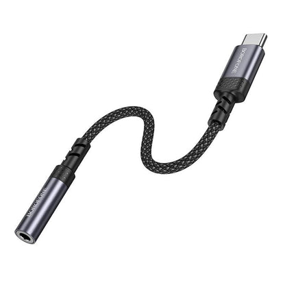 USB-C Audio Adapter - 3.5mm Borofone BV24, Gray