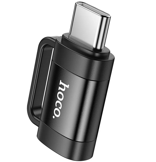 Lightning Data and Charging Adapter - USB-C HOCO UA31E, Black