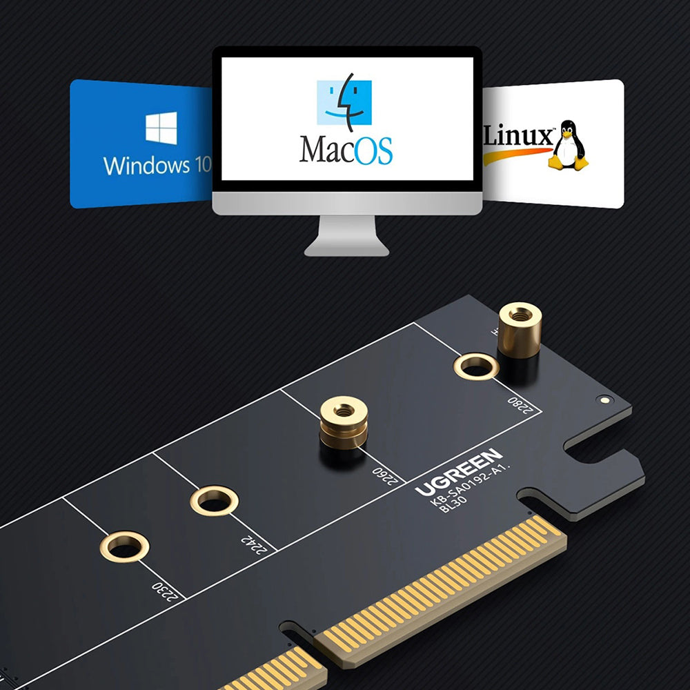 UGREEN CM465 (30715) SSD Interface Adapter, NVMe M.2 - PCIe 4.0 X4