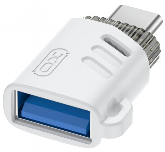 OTG USB-C to USB-A Adapter XO Design NB256B, White