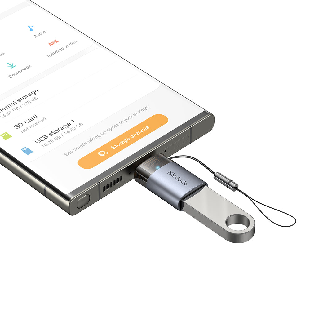 OTG USB-C to USB-A Adapter McDodo OT-7400, Black