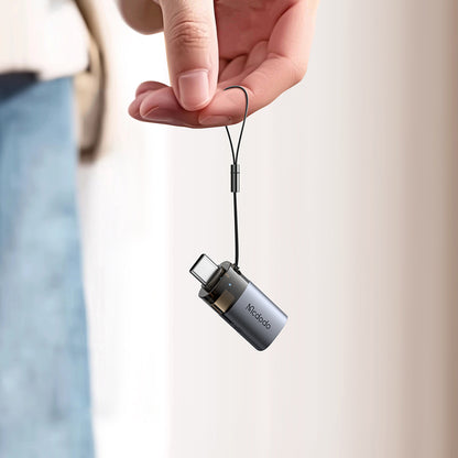 USB-C McDodo OT-7600 Card Reader, USB-A (OTG) - microSD, Black