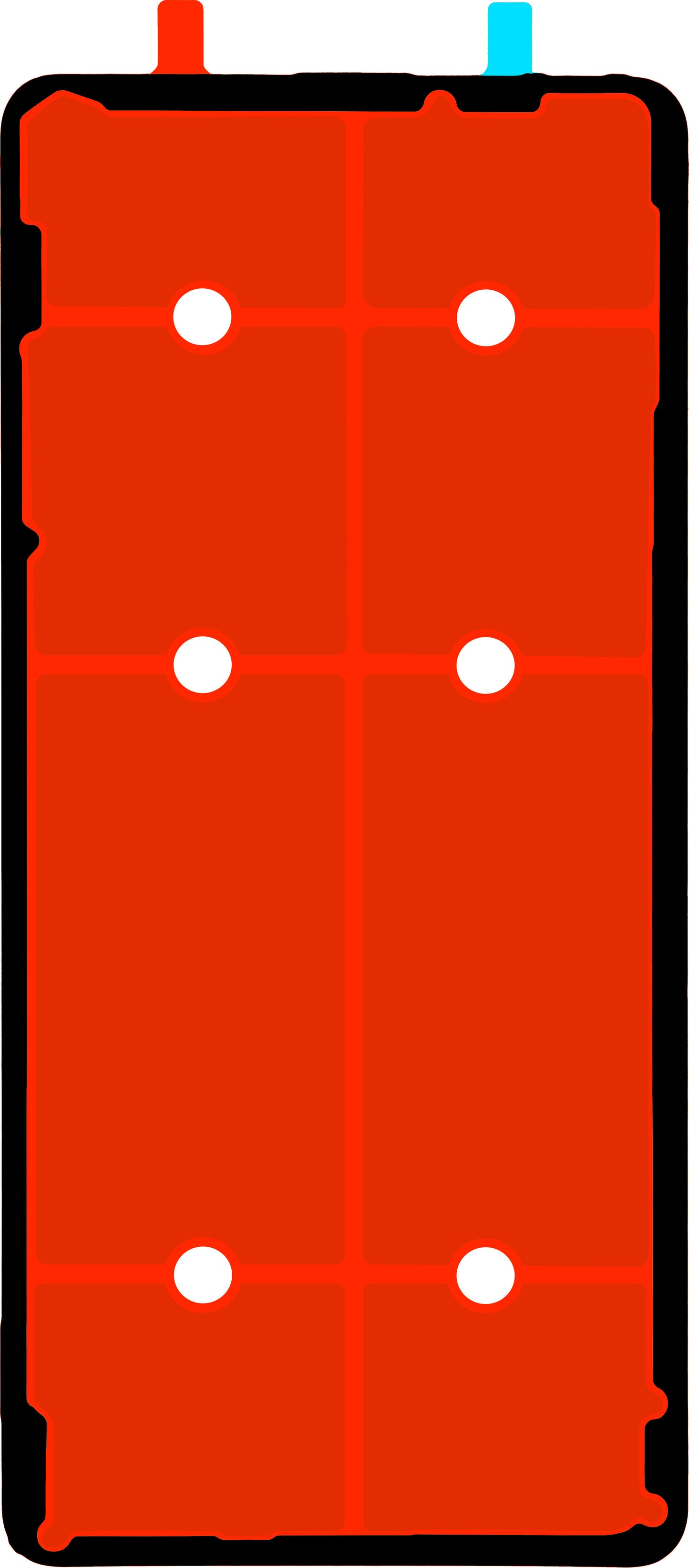 Battery Cover Adhesive Realme GT 6, Service Pack 612717000253