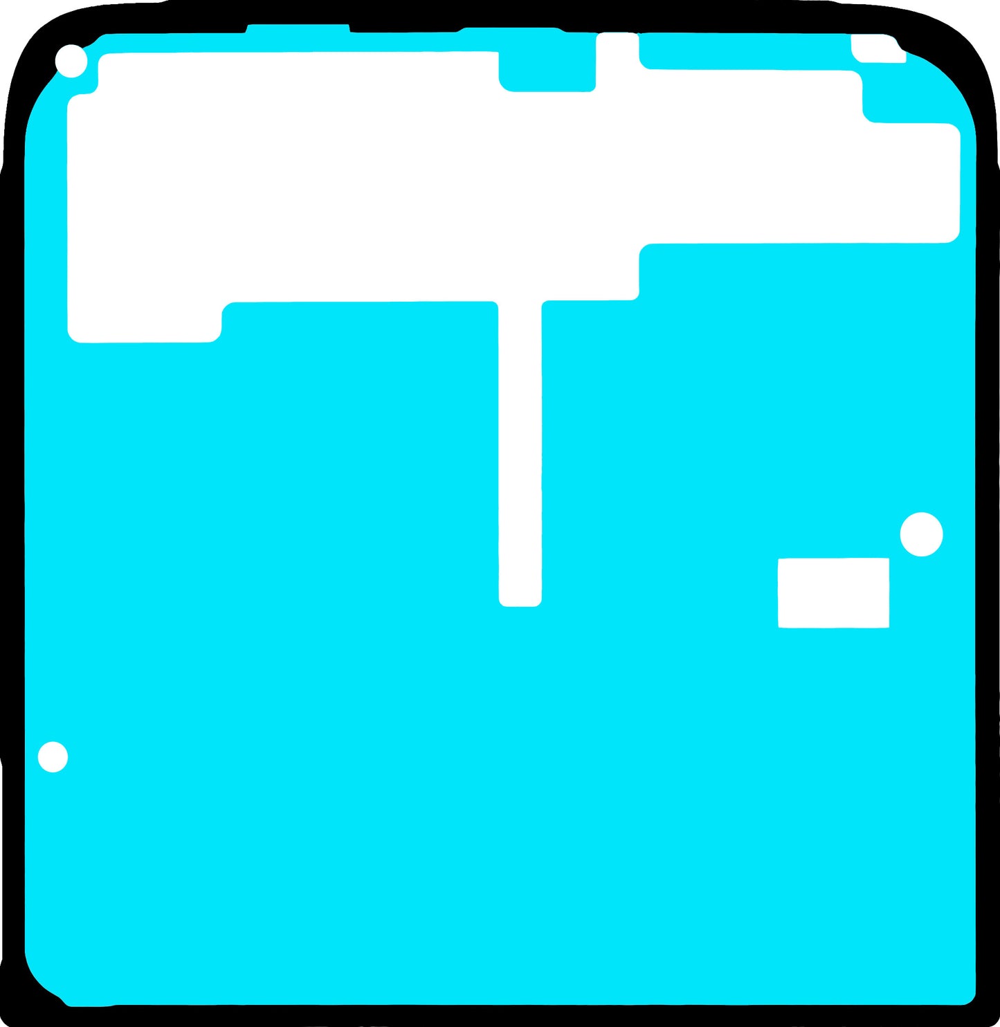 Motorola Razr 60 / Razr 50 Display Adhesive, Under Outer, Service Pack SD78E13584