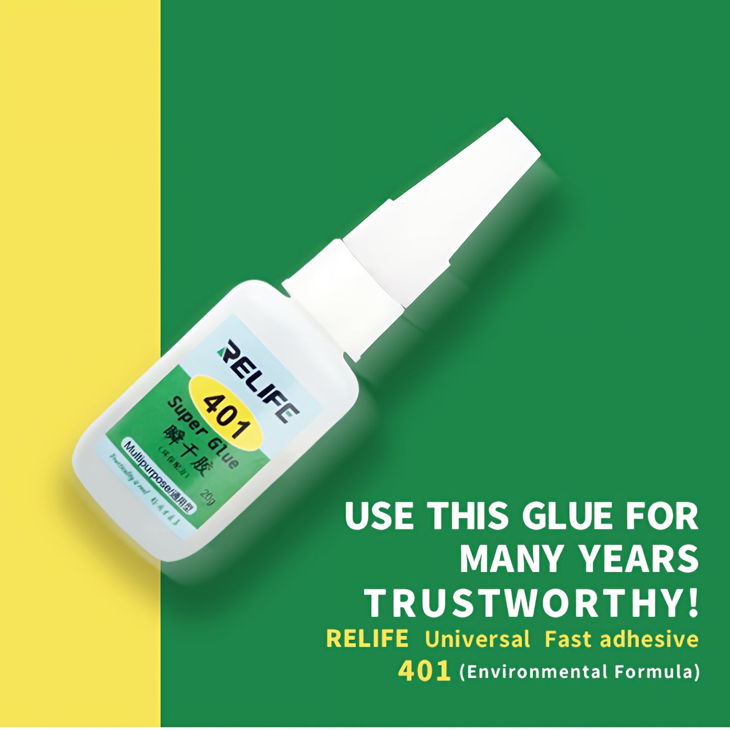 Super Glue Liquid Adhesive Relife RL-401, 20ml
