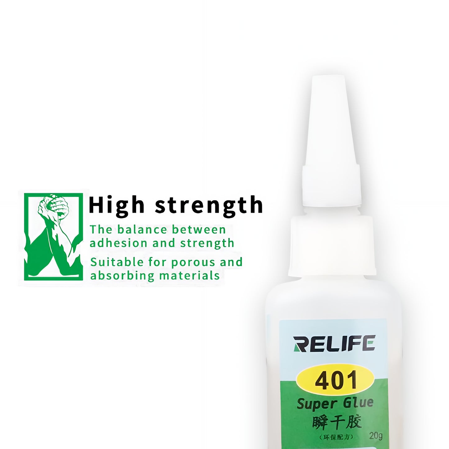 Super Glue Liquid Adhesive Relife RL-401, 20ml