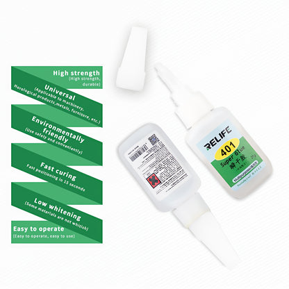 Super Glue Liquid Adhesive Relife RL-401, 20ml