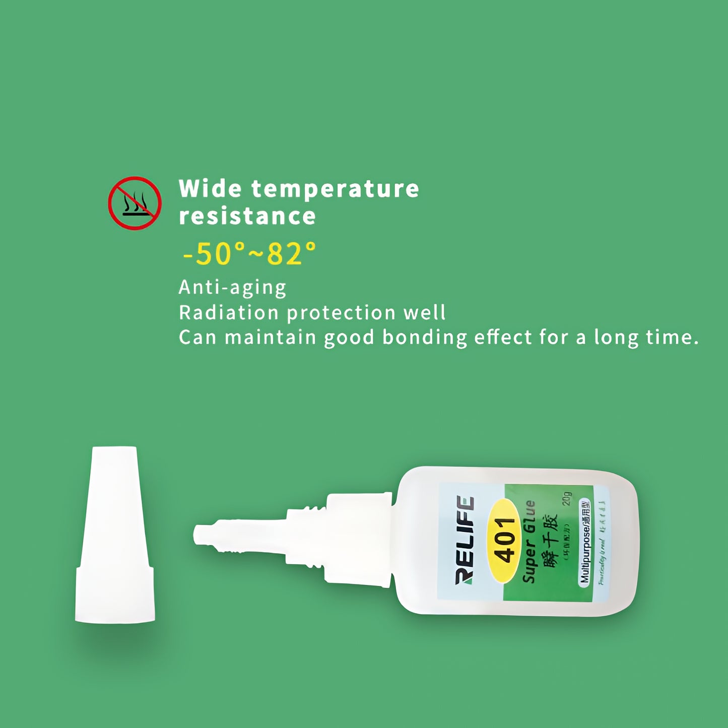 Super Glue Liquid Adhesive Relife RL-401, 20ml
