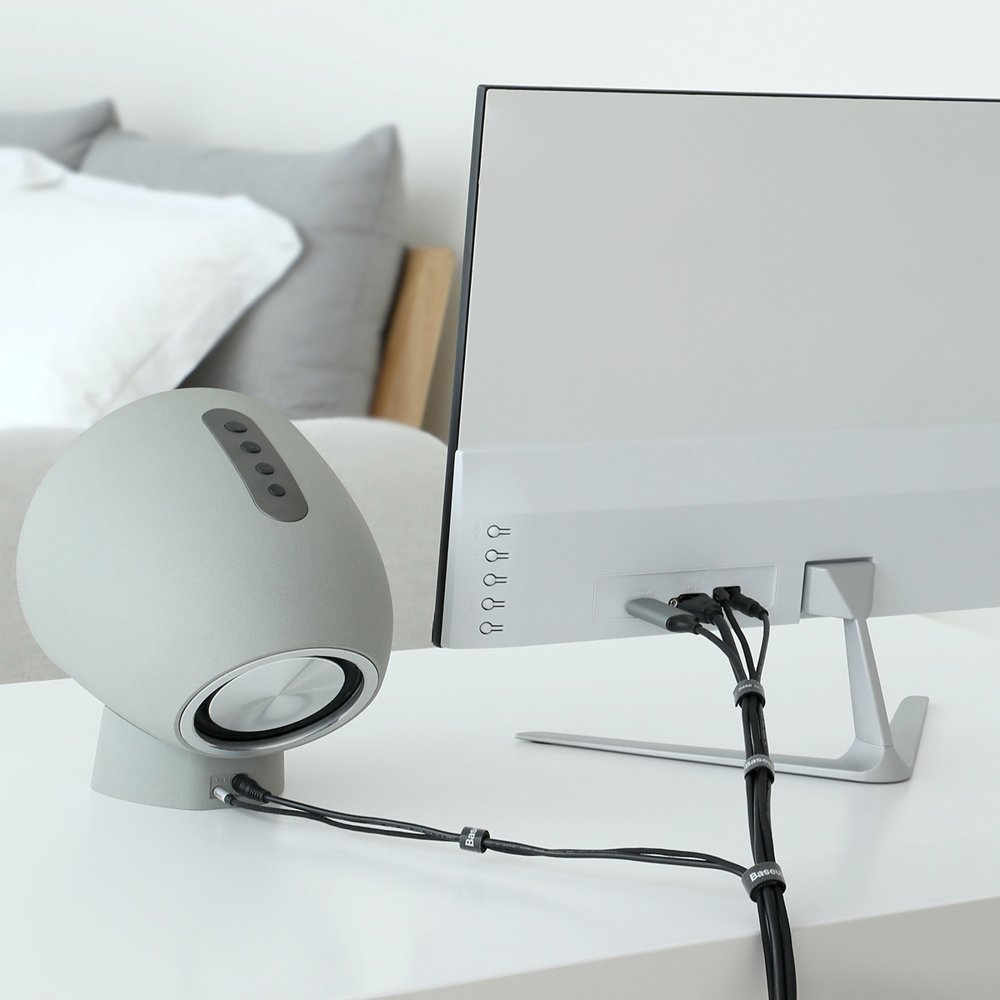 Baseus Circle Cable Organizer, Velcro, 3m, Black ACMGT-F01