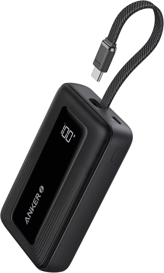 Anker Zolo External Battery, 20000mAh, 30W, QC + PD, 1 x USB-A - 2 x USB-C, Black, Resealed A1689H11