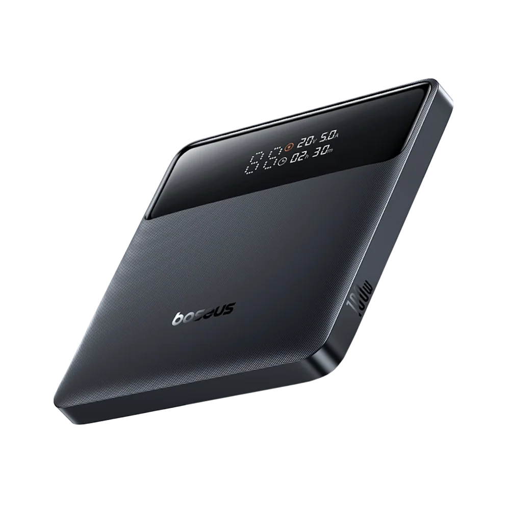 Baseus Blade H1 External Battery, 20000mAh, 100W, QC + PD, 2 x USB-A - 2 x USB-C, Black P10021604123-00