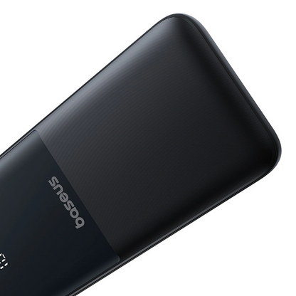 Baseus Lipow External Battery, 10000mAh, 22.5W, QC + PD, 1 x Lightning - 1 x USB-A - 2 x USB-C, Black P10079101123-00
